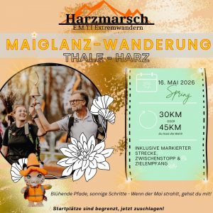 Harzmarsch 30Km Thale - 16.05.2026