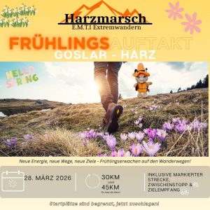 Harzmarsch 30Km Goslar - 28.03.2026