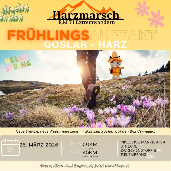 Harzmarsch 30Km Goslar - 28.03.2026
