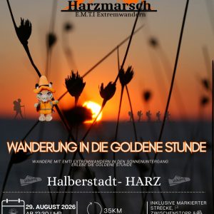 Harzmarsch 35Km Halberstadt Goldene Stunde - 29.08.2026