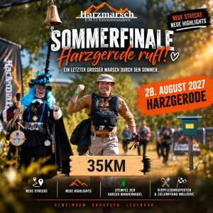 Harzmarsch 35Km Harzgerode Sommerfinale 28.08.2027